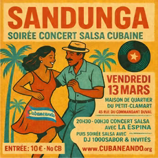 Soirée Salsa avec l'orchestre __La Espina__ et l'école de danse __Cubaneando__